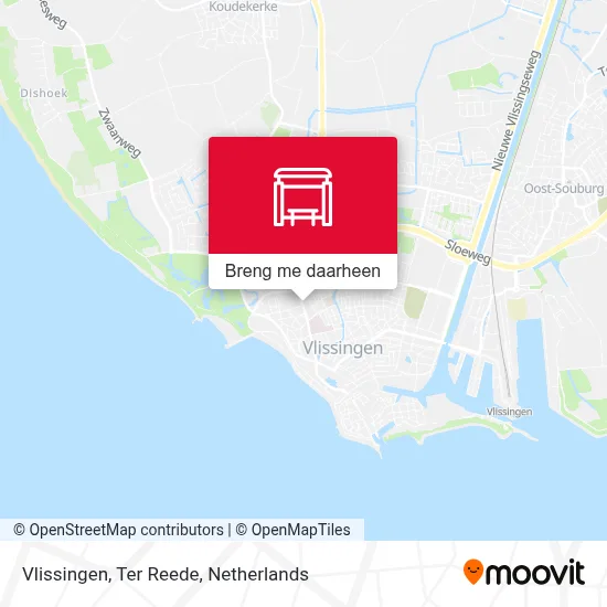 Vlissingen, Ter Reede kaart