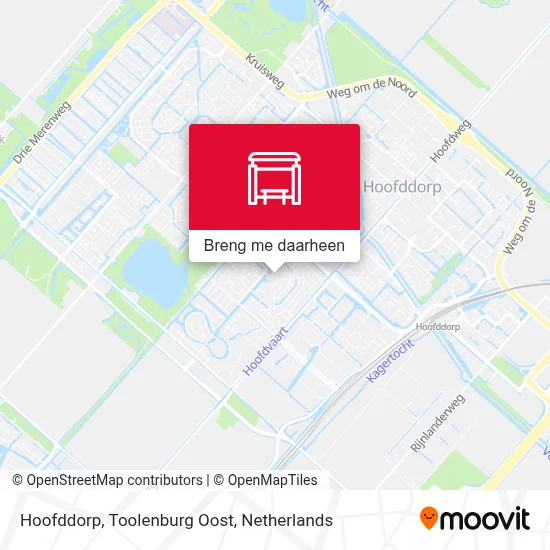 Hoofddorp, Toolenburg Oost kaart