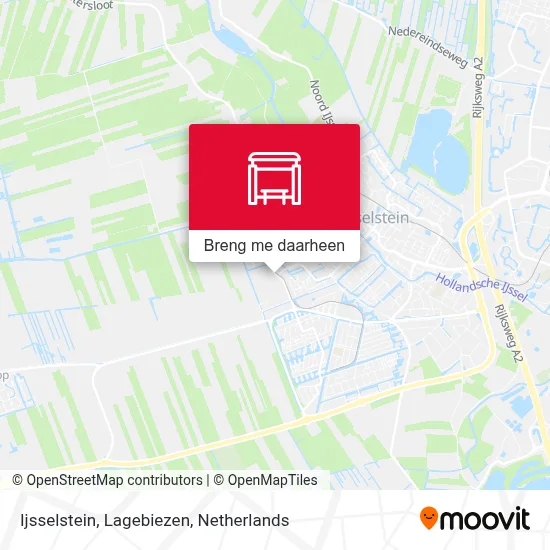 Ijsselstein, Lagebiezen kaart
