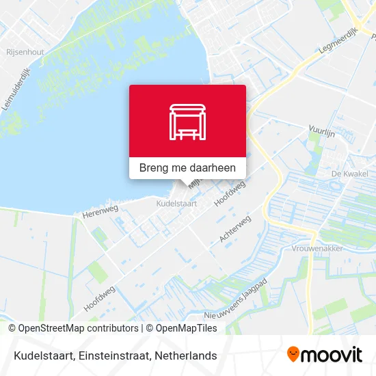 Kudelstaart, Einsteinstraat kaart