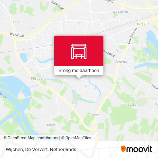 Wijchen, De Ververt kaart
