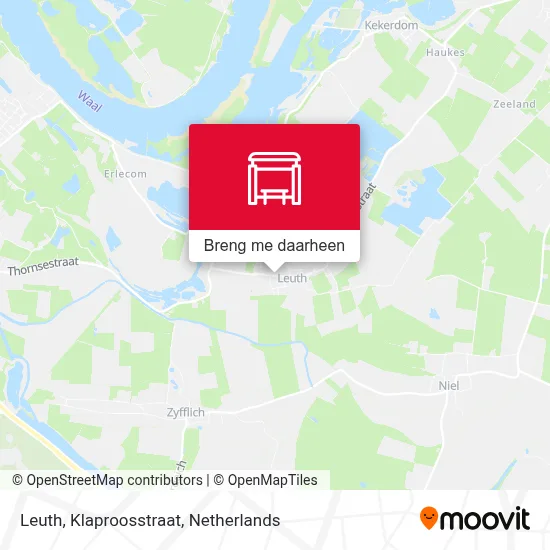 Leuth, Klaproosstraat kaart