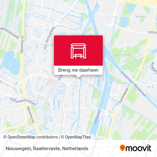 Nieuwegein, Raalterveste kaart