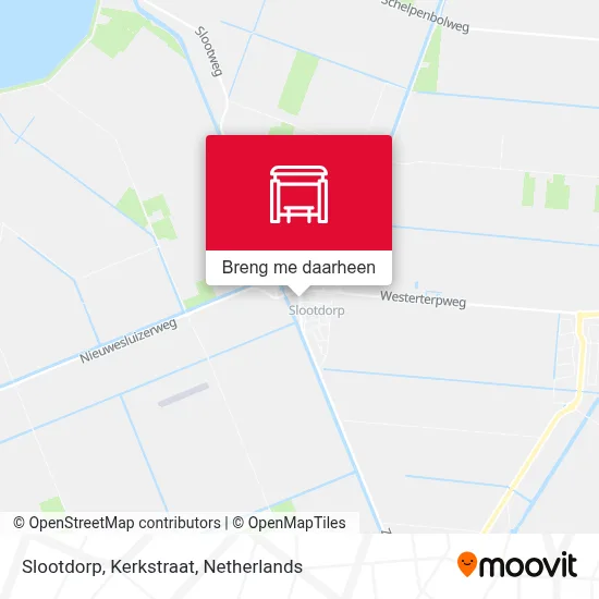 Slootdorp, Kerkstraat kaart