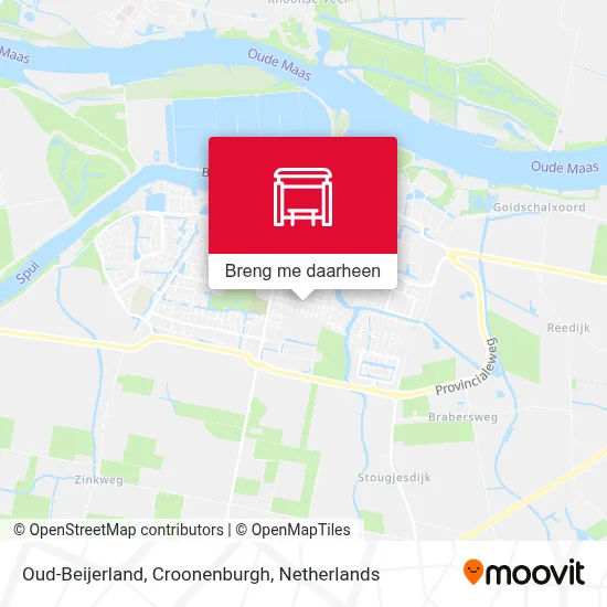 Oud-Beijerland, Croonenburgh kaart