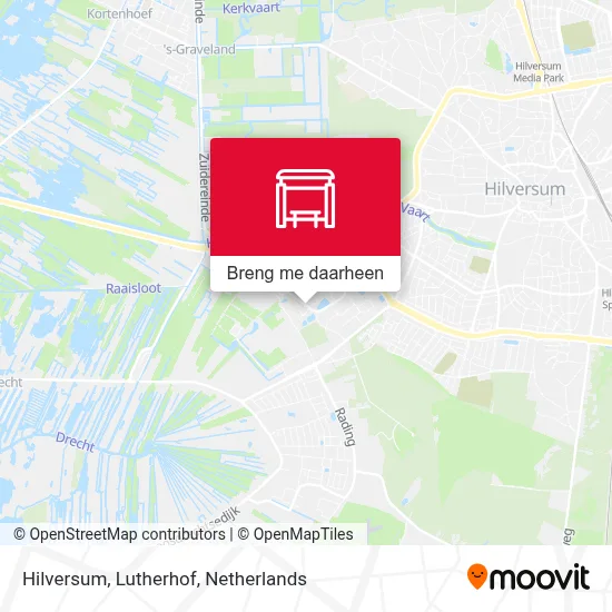 Hilversum, Lutherhof kaart