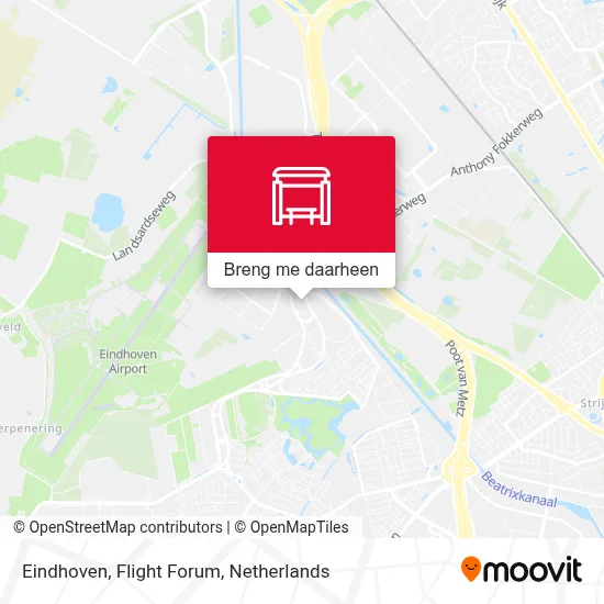 Eindhoven, Flight Forum kaart