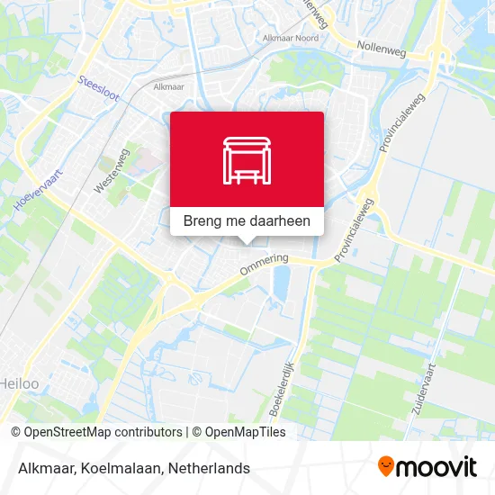 Alkmaar, Koelmalaan kaart