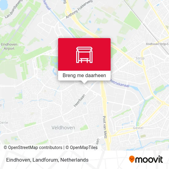 Eindhoven, Landforum kaart