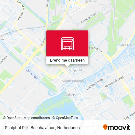 Schiphol-Rijk, Beechavenue kaart