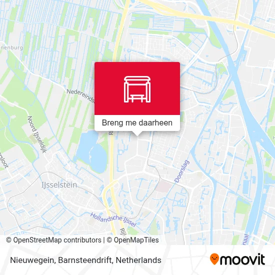 Nieuwegein, Barnsteendrift kaart