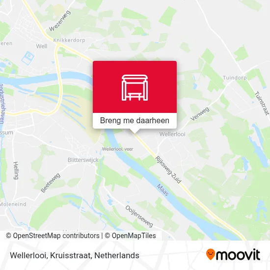 Wellerlooi, Kruisstraat kaart