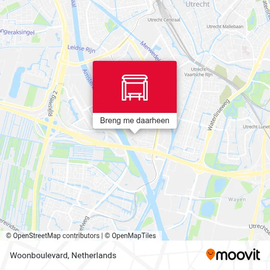 Woonboulevard kaart