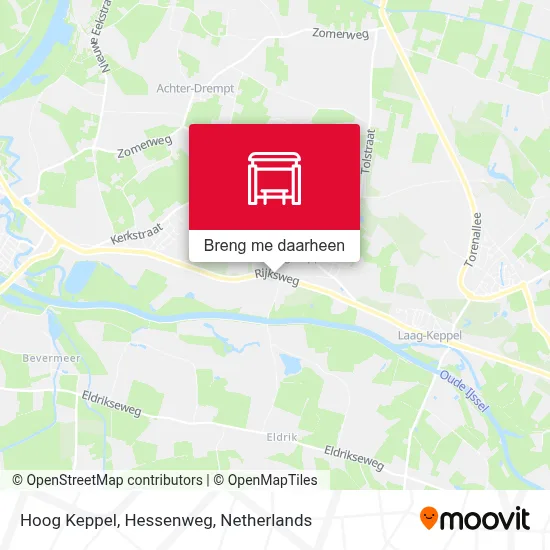 Hoog Keppel, Hessenweg kaart