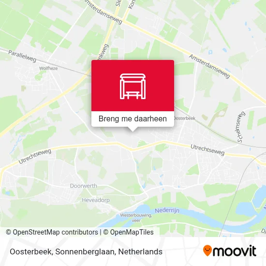 Oosterbeek, Sonnenberglaan kaart