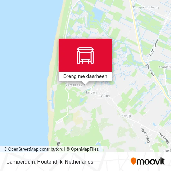 Camperduin, Houtendijk kaart