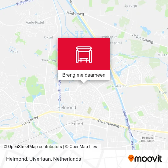 Helmond, Uiverlaan kaart