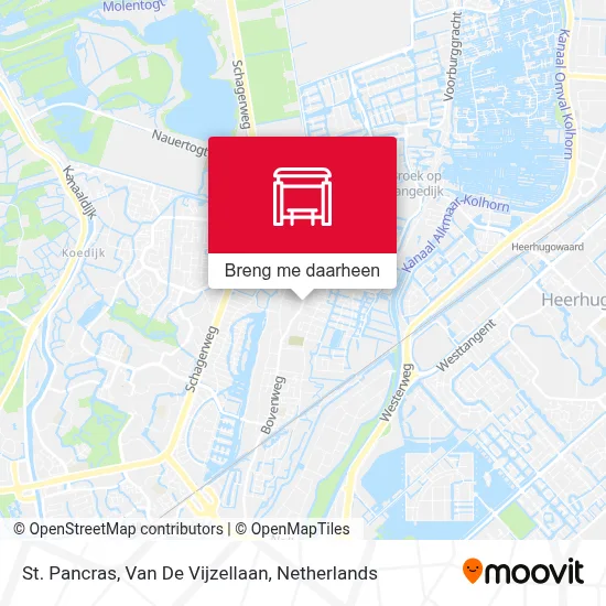 St. Pancras, Van De Vijzellaan kaart