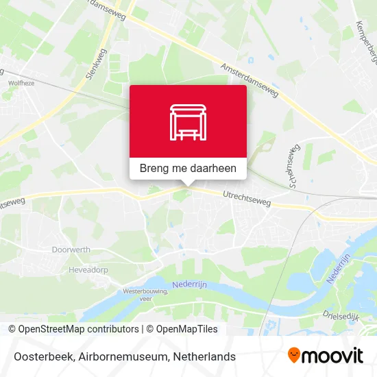 Oosterbeek, Airbornemuseum kaart