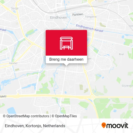 Eindhoven, Kortonjo kaart