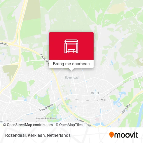 Rozendaal, Kerklaan kaart