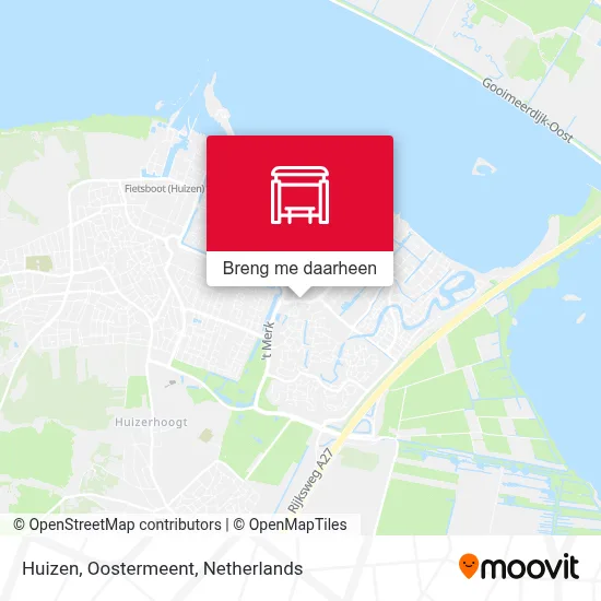 Huizen, Oostermeent kaart