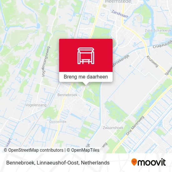 Bennebroek, Linnaeushof-Oost kaart