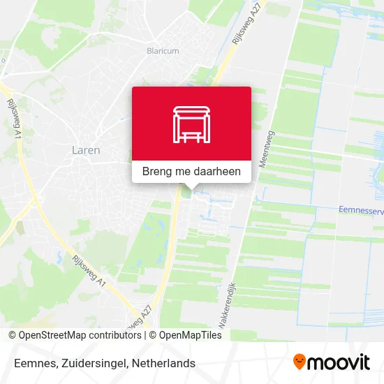 Eemnes, Zuidersingel kaart