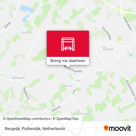 Bergeijk, Puttendijk kaart