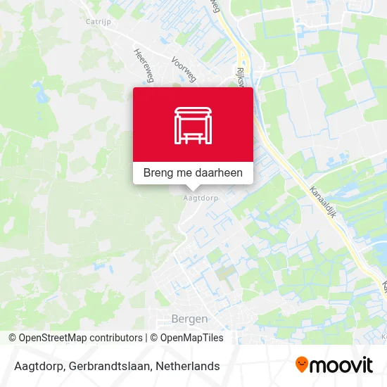 Aagtdorp, Gerbrandtslaan kaart