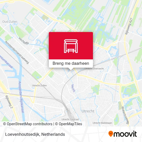 Loevenhoutsedijk kaart