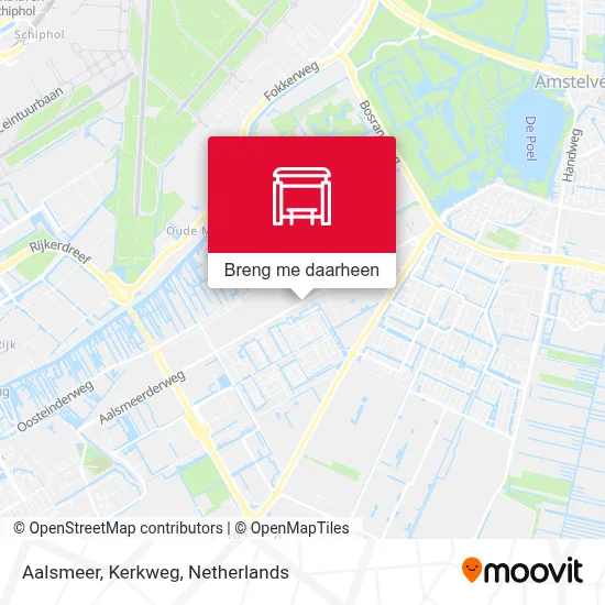 Aalsmeer, Kerkweg kaart