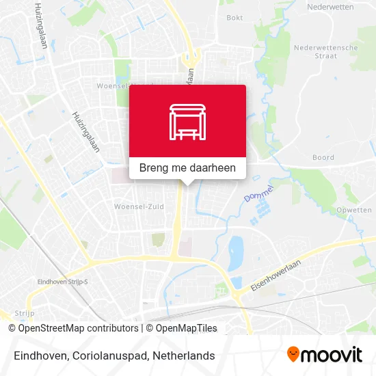 Eindhoven, Coriolanuspad kaart