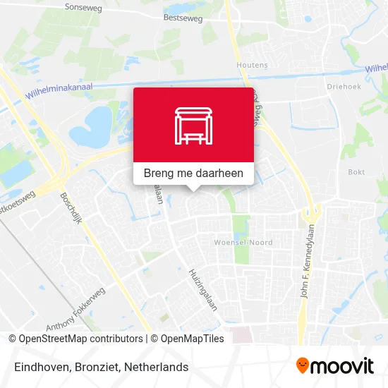 Eindhoven, Bronziet kaart