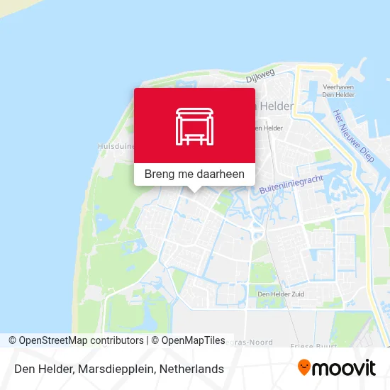 Den Helder, Marsdiepplein kaart