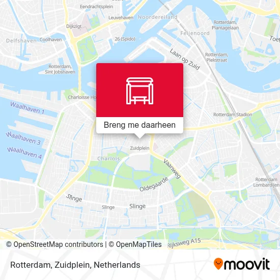 Rotterdam, Zuidplein kaart