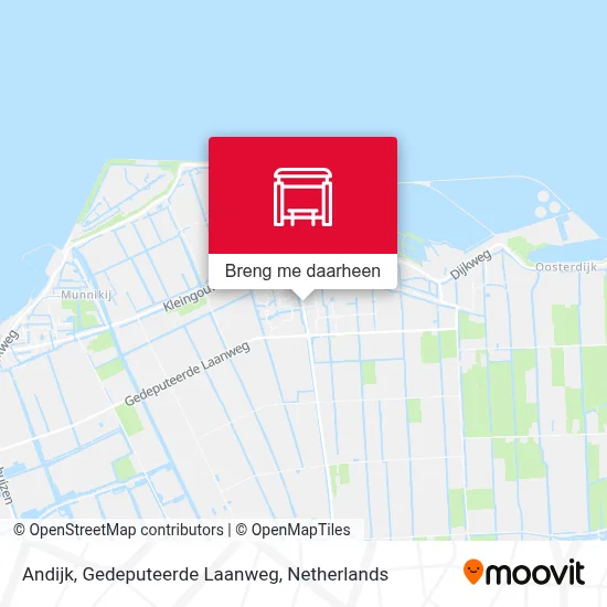 Andijk, Gedeputeerde Laanweg kaart