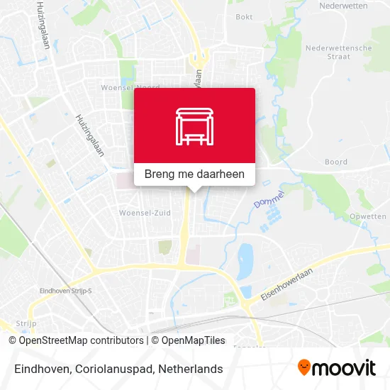Eindhoven, Coriolanuspad kaart