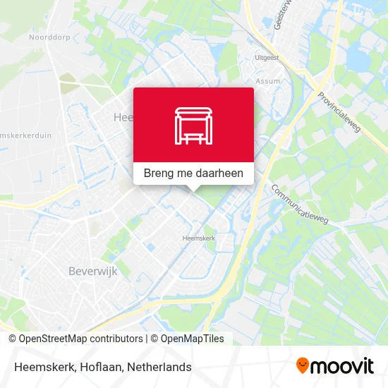 Heemskerk, Hoflaan kaart