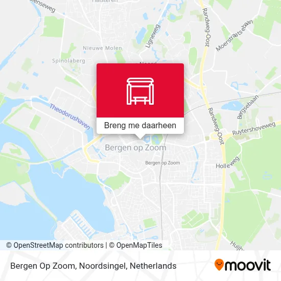 Bergen Op Zoom, Noordsingel kaart