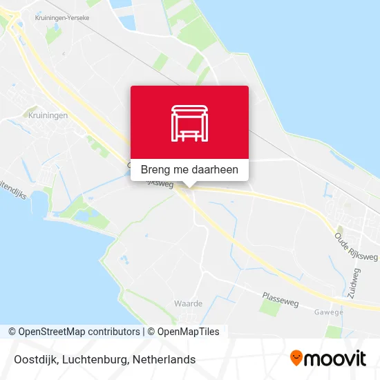 Oostdijk, Luchtenburg kaart