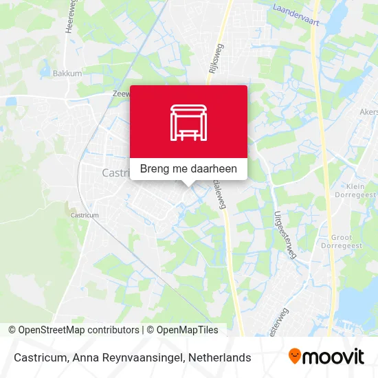 Castricum, Anna Reynvaansingel kaart