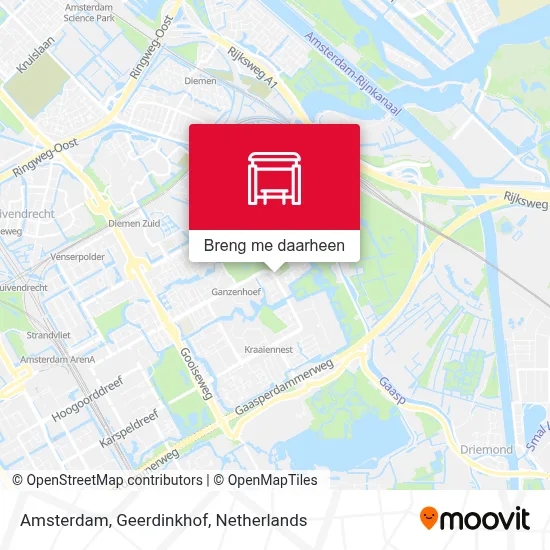 Amsterdam, Geerdinkhof kaart