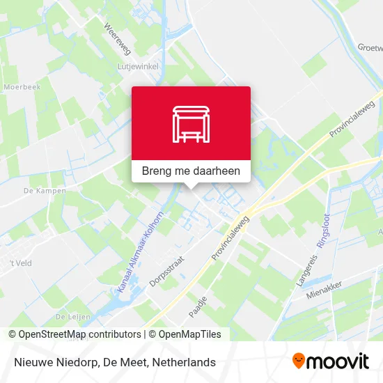 Nieuwe Niedorp, De Meet kaart