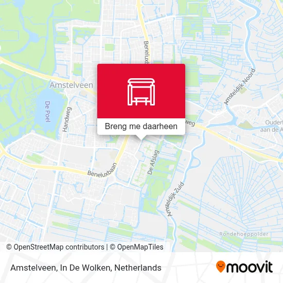 Amstelveen, In De Wolken kaart