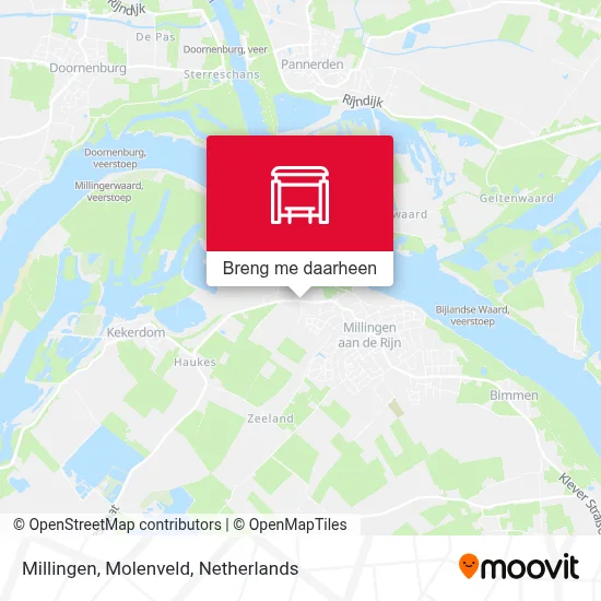 Millingen, Molenveld kaart