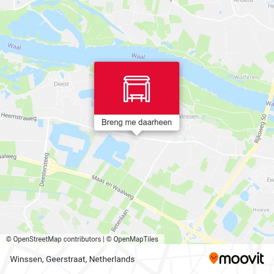 Winssen, Geerstraat kaart