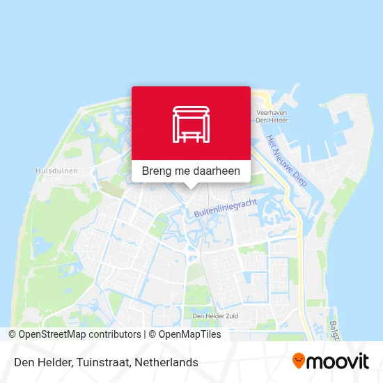 Den Helder, Tuinstraat kaart