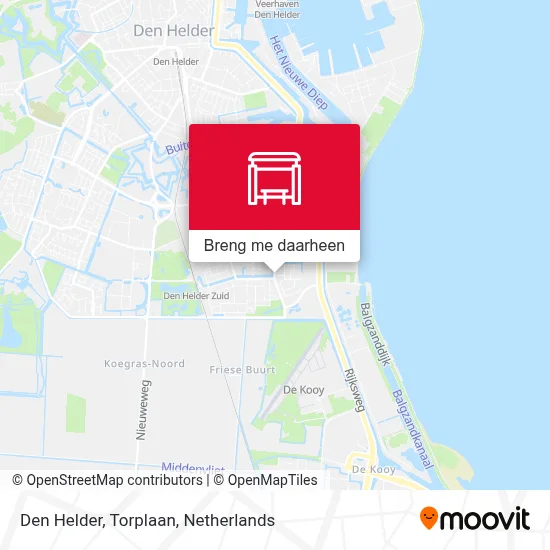 Den Helder, Torplaan kaart