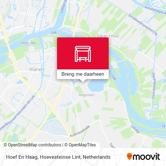 Hoef En Haag, Hoevesteinse Lint kaart